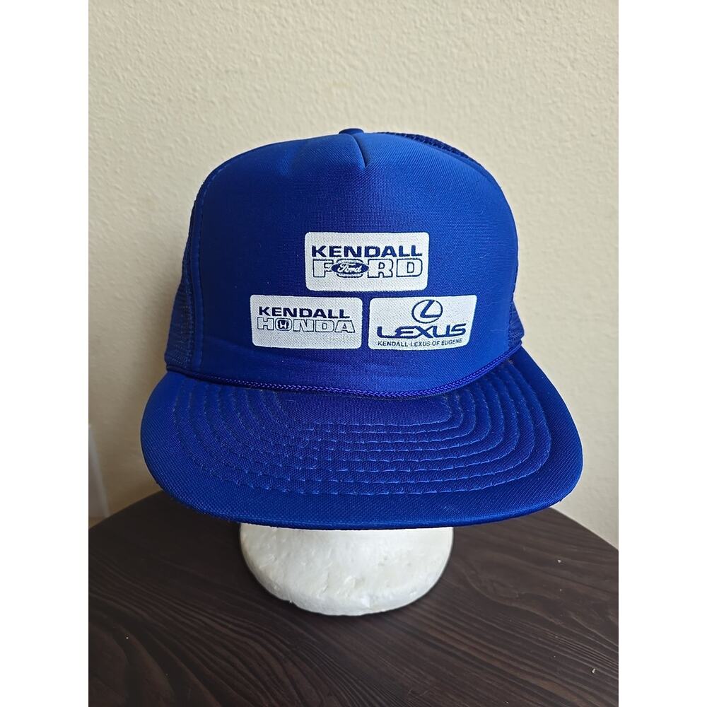 Vintage Kendall Honda Kendall Honda Hat Cap Snapback Blue Rope Nylon 90'S